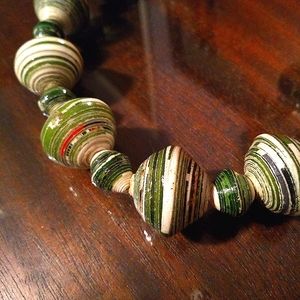 Gorgeous Green Beaded Necklace